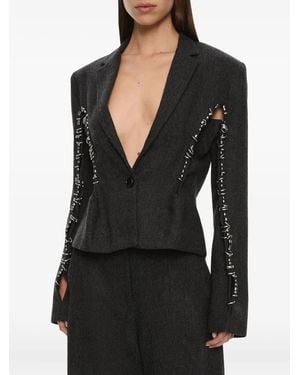 Christopher Esber Palmas Blazer - Black