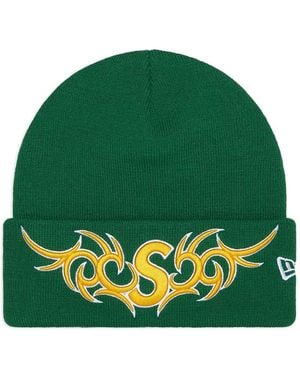 Supreme X New Era S Beanie - Grün