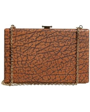 Dolce & Gabbana Strukturierte Clutch - Braun