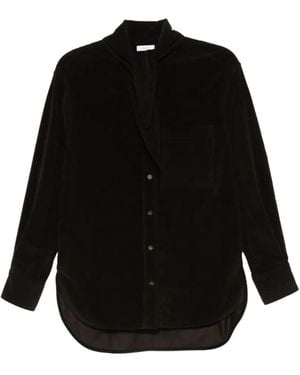 Ferragamo Corduroy Shirt - Black