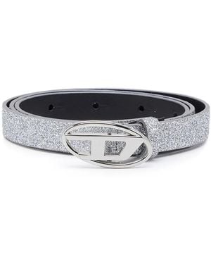 DIESEL Tone B-1Dr Glitter Belt - Blue