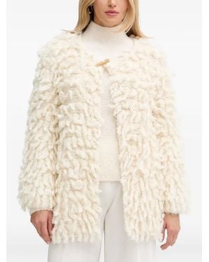 forte_forte Long-Sleeve Cardigan - Natural