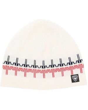 Rossignol Patterned Beanie - White