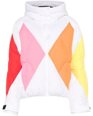 Rossignol X Jcc Diamond Down Bomber Jacket - Pink