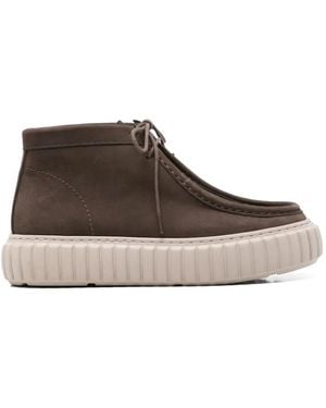 SERGIO MORETTI FIRENZE Lace-Up Ankle Boots - Brown