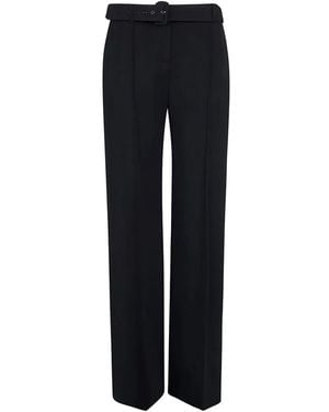 Ermanno Scervino Belted Trousers - Black