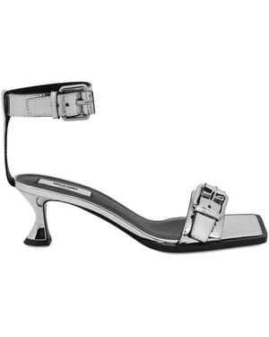 Moschino Metallic Sandals
