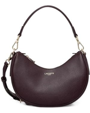 Lacoste Small Champs-Élysées Half-Moon Bag - White