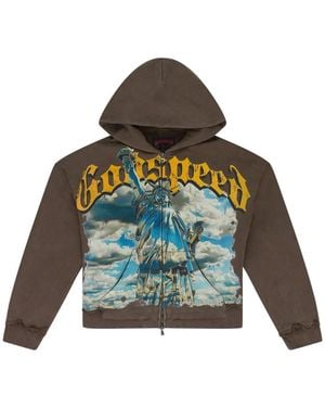 Godspeed Chrome Liberty V2 Zip-Up Hoodie - Green