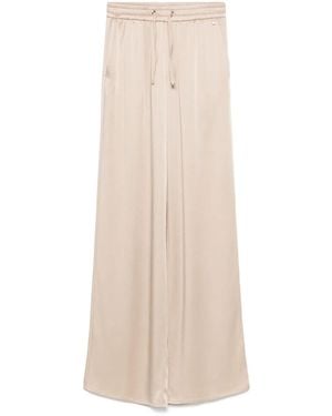 Herno Blush Satin Trousers - Natural