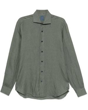 Barba Napoli Button Shirt - Green