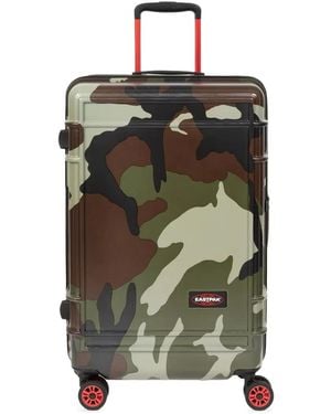 Eastpak Maleta M Resist'R De 63L Con Motivo Militar De Carcasa Dura - Verde