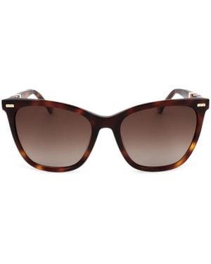 Carolina Herrera Cat-Eye Sunglasses - Brown