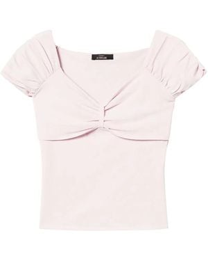 Twinset ギャザーディテール トップ - ピンク