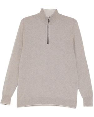 N.Peal Cashmere Carnaby Jumper - Grey