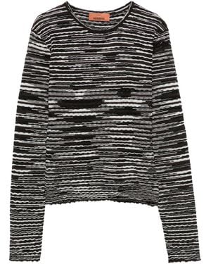 Missoni Pullover Mit Rundhalsausschnitt - Schwarz