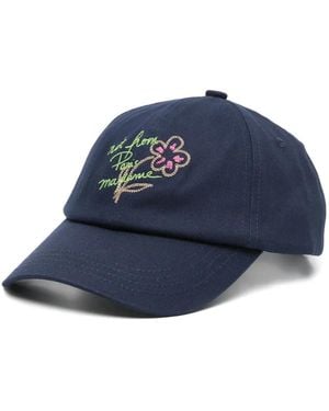 Drole de Monsieur La Casquette Slogan Esquisse キャップ - ブルー