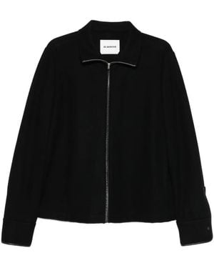 Jil Sander Zip-Fastening Jacket - Black