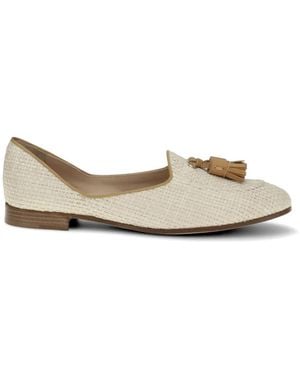 Fratelli Rossetti Brera Tassel-Detail Loafers - Natural