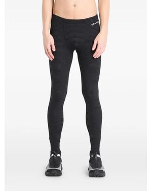 C.r.a.f.t Logo Leggings - Blue