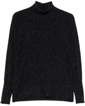 Peserico Pullover Mit Rollkragen - Schwarz