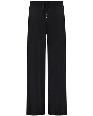 Herno Drawstring-Waist Cashmere Trousers - Black