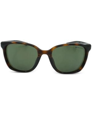 Nike Sentiment Tortoise-Frame Sunglasses - Green
