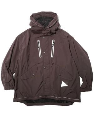 and wander Fish Tail Octa Jacket - Brown