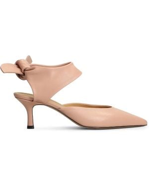 Odissi Jodie Knot-Detail Pointed-Toe Pumps - Pink