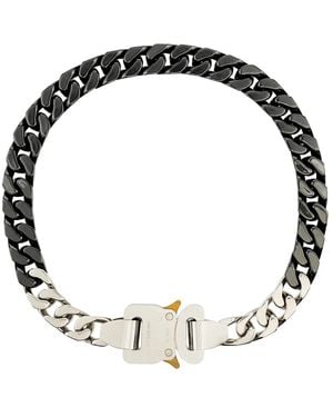 1017 ALYX 9SM Collar De Cadena Barbada - Negro