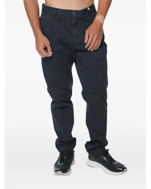 Trussardi Pleated Chino Pants - Blue