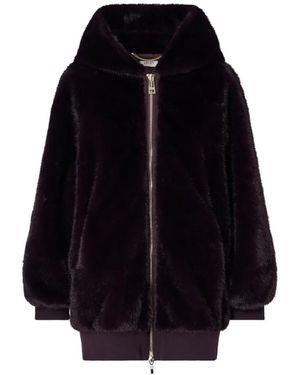 Liu Jo Oversized Teddy Jacket - Blue