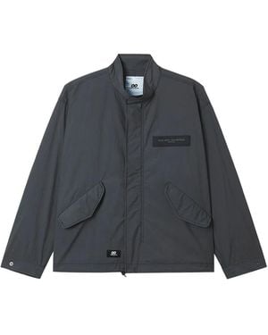 Chocoolate Front-Pockets Jacket - Blue