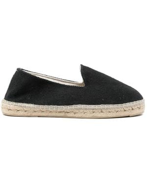Manebí Coarse Flat Espadrilles - Black