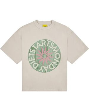 DIET STARTS MONDAY Sol Graphic-Print T-Shirt - White