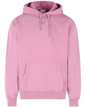 Drole de Monsieur Logo-Print Cotton Hoodie - Pink