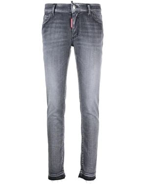 DSquared² Vaqueros Skinny De Talle Medio - Azul