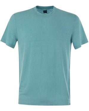 Fedeli Crew-Neck T-Shirt - Blue