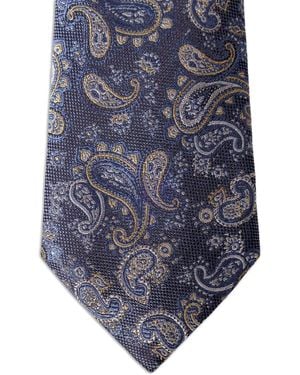 Hackett Krawatte Mit Paisleymuster - Blau