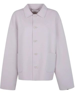 Extreme Cashmere Single-Breasted Felted Jacket - Purple