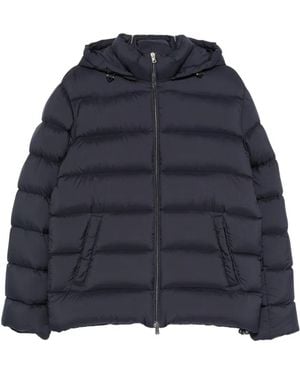Herno Hooded Padded Jacket - Blue