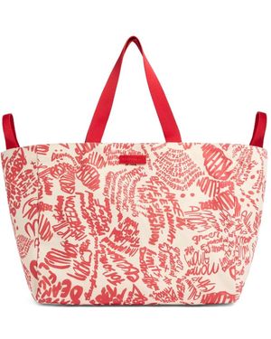 DSquared² Rebel Hibiscus Tote Bag - Pink