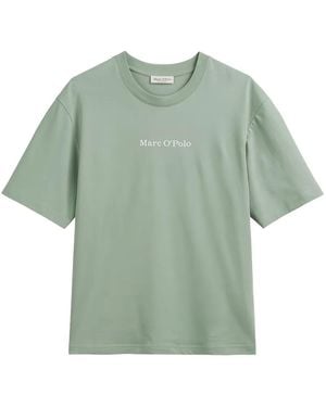Marc O' Polo Logo-Print Short-Sleeve T-Shirt - Green