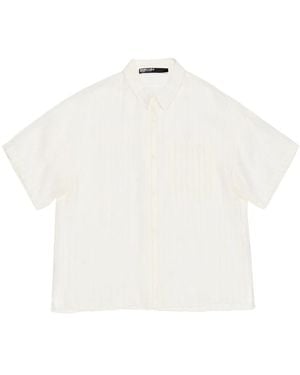 Bimba Y Lola Camicia Oversize A Righe - Bianco