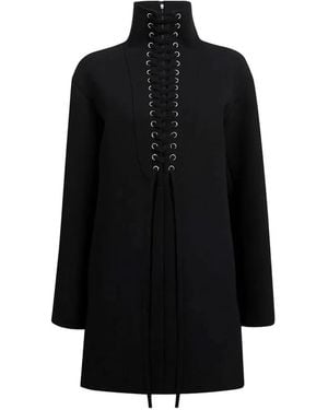 KHAITE High Neck Dress - Black
