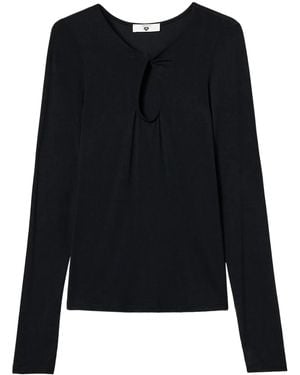 Twinset Cut-Out T-Shirt - Black
