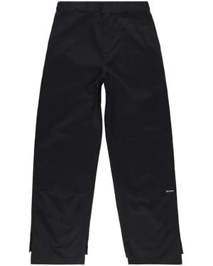 Palm Angels Sartorial Loose-fit Cotton Trousers - Blue