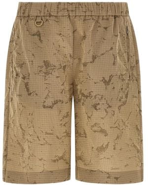 Laminar Camouflage-Print Bermuda Shorts - Natural