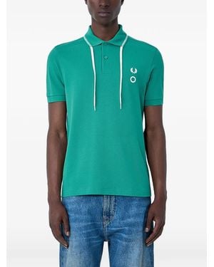 Fred Perry X Craig Logo-Embroidered Polo Shirt - Green