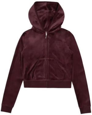 Juicy Couture Sudadera Heritage Con Capucha - Morado